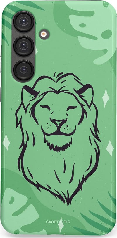 Casetastic hoesje geschikt voor Samsung Galaxy S25 Plus - Dubbellaagse bescherming - Trots in de jungle - Fashion Case - Mintgroen