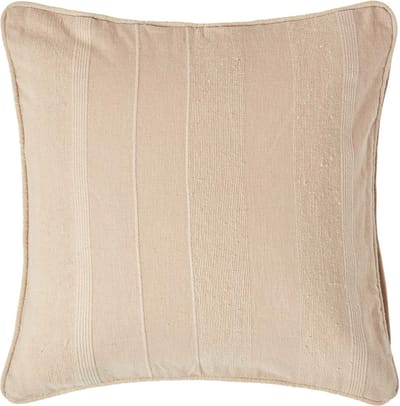 Homescapes Rajput katoenen kussenhoes, beige, 45 x 45 cm