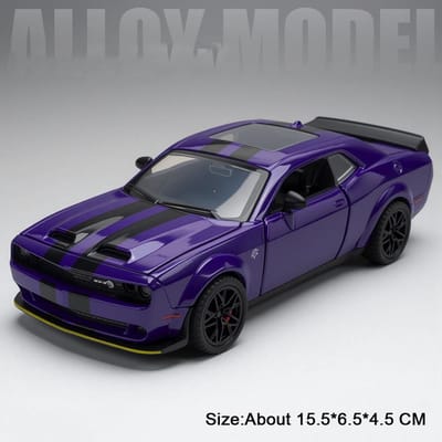 1:Modèle Jouet Voiture de Sport Hellcat Charger Échelle 32 Son Lumière Alliage Moulé Sous Pression Modèles Supercar Jouets Cadeaux de Fête Pour Petit Ami