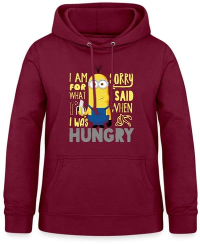 Minions Kevin Honger Banaan Hoodie Dames