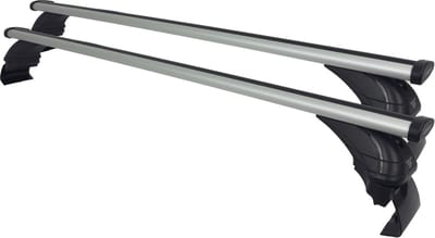 Dakdragers geschikt voor de Volkswagen Golf 7 2012 t/m 2019 met glad dak - Aluminium - Hoog laadvermogen 100kg - Wingbar Grijs - Merk Farad
