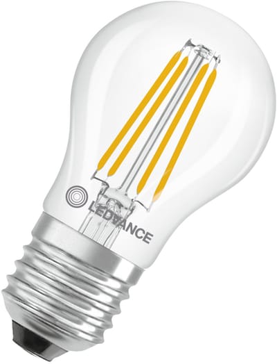 Ledvance LED Lamp P45 Filament E27 - 3.4W 470lm 2700K Ø45mm - Dimbaar - Geschikt voor tafellampen, designlampen, vitrines