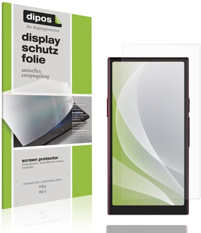 dipos – 4x Matte Beschermfolie geschikt voor Hiby R8 II | Krasbestendige & antireflecterende Screenprotector Ultra-Thin