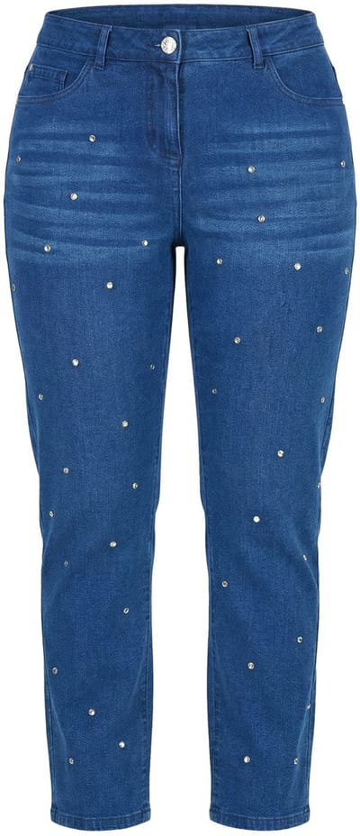 Angel of Style - Dames - Shaping-jeans Bea vormend effect bij het dragen - Blue stone - Maat 44