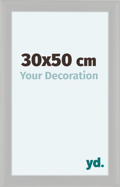 Your Decoration - Fotolijst 30x50 cm - MDF - Wit Houtnerf - Como