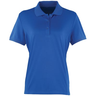 Premier Dames/dames Coolchecker korte mouw Pique Polo T-Shirt (Koninklijk)
