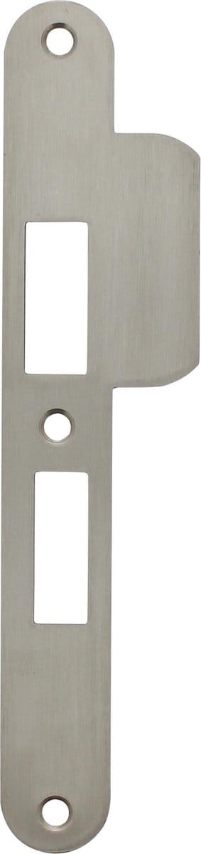 Intersteel Sluitplaat voor veiligheidsslot SKG** profielcilindergat 55 mm DIN links rvs