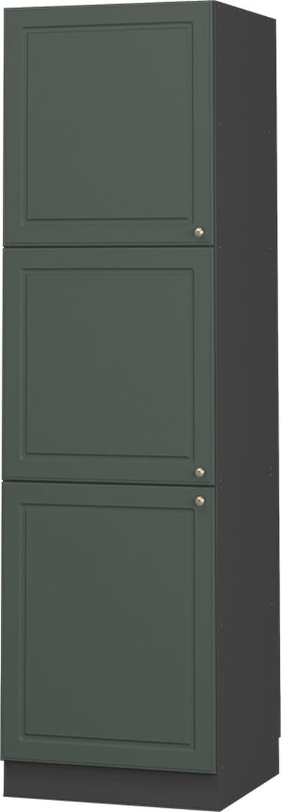 Vicco Hoge kast Fame-Line, Groen-Goud landelijk/Antraciet, 60 cm