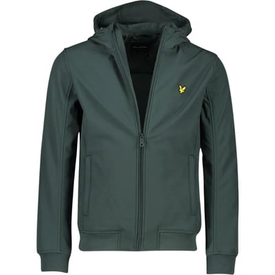 Lyle &amp; Scott Groene Softshelljas Met Fleecevoering