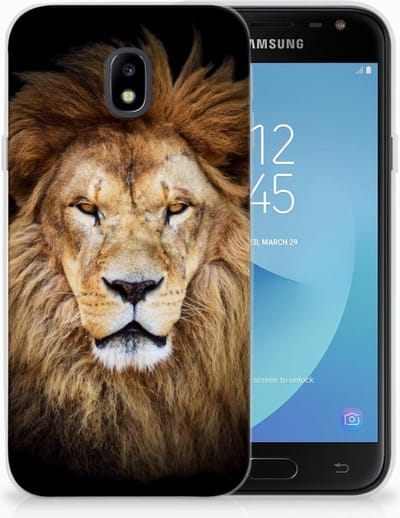 Samsung Galaxy J3 2017 TPU Hoesje Leeuw
