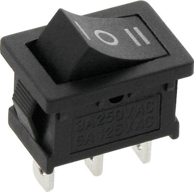 Schakelaar - 3 Standen - 250V 3A