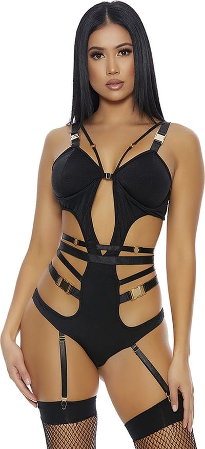 Forplay We Click - Lingerie Set black Large