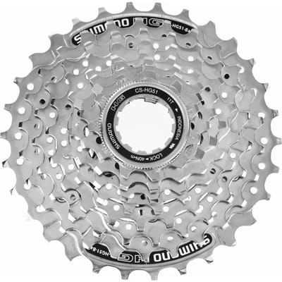 Cassette 8 speed Shimano Alivio HG51  11-30T (10 stuks in werkplaatsverpakking)