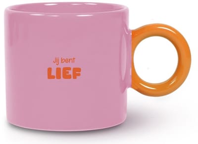 Mok “Jij bent LIEF” - Origineel Cadeau - Cadeau Mok - Moeder - Mama - Vriendin - Moederdag