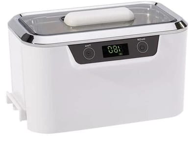 Ultrasone Reiniger - Schoonmaakapparaat - Sieraden Reinigen - Digitale Timer - 0.8 L Tank - Wit
