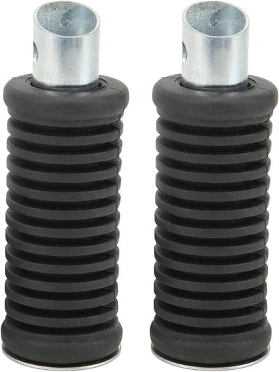 Mini Bike Voetsteunen - Voetpedalen Set - Verbeterde Stabiliteit - Antislip Rubber - 8.5 cm Lengte - Zwart