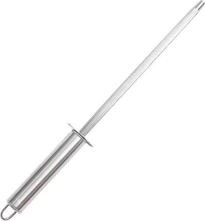 Go Go Gadget - "Hoogwaardige professionele Aanzetstaal Diamant 30 cm | Vingerbescherming | Messenslijpers RVS | Slijpsteen Slijpmachine |"