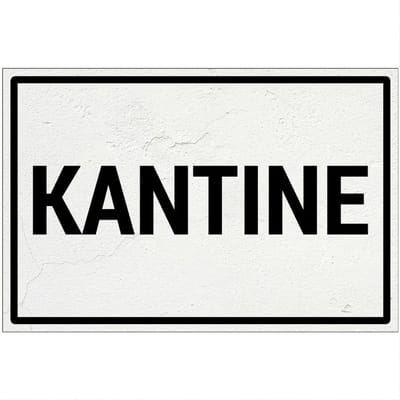 Kantine bord | Forex Re materiaal | 18 x 12 cm