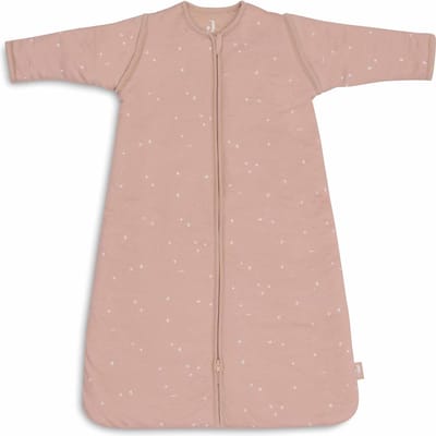 Jollein Baby Slaapzak Winter Met Afritsbare Mouw 90cm - Twinkling Wild Rose - Winterslaapzak