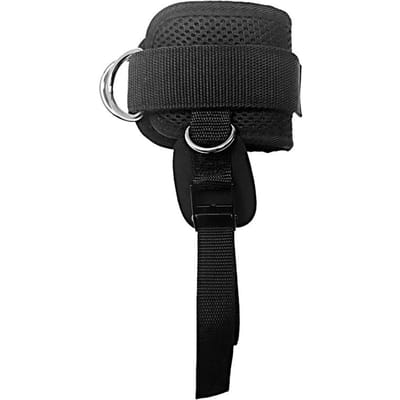 Enkelbrace D-ring Enkelband Been Fitness Dijbanden Gewatteerd Kleuren voor Sportschool Kabelapparaten Dijbanden Past voor Mannen en Vrouwen St Praktisch Gebruik black