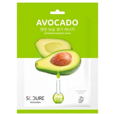 Jkosmec 5C Cure Essence Intensive Stoffen Masker Avocado 25 ml
