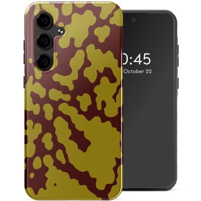 Selencia Hoesje - Geschikt voor Samsung Galaxy S24 FE - Backcover - Moo'd Olive Dust