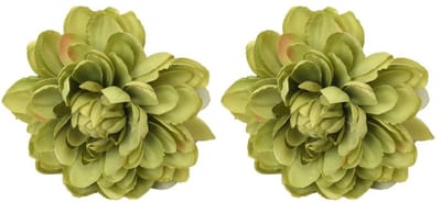 Dailygoods- Gordijnklem 2 Stuks - Gordijnhouder - Decoratie - Bloemvorm - Kunstmatige Lotus - Voor Thuis/Kantoor - Gordijnhaak