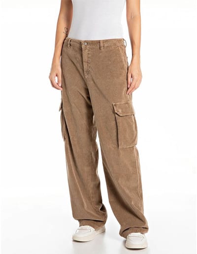 Replay W8134 .000.85063 Cargobroek Beige 25 Vrouw