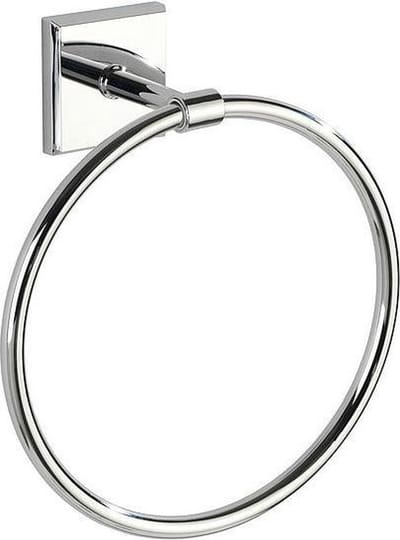 Wenko Handdoekhouder Laceno Power-loc 18,5 X 21 Cm Abs Zilver
