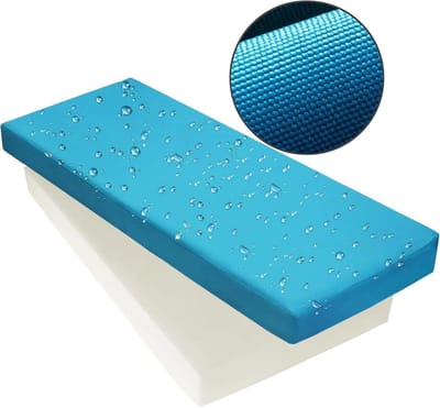 Tuinkussen Bank - Zitkussen Buiten - Tuinmeubilair - Waterafstotend Oxford Weefsel - 120x40x10cm - Blauw