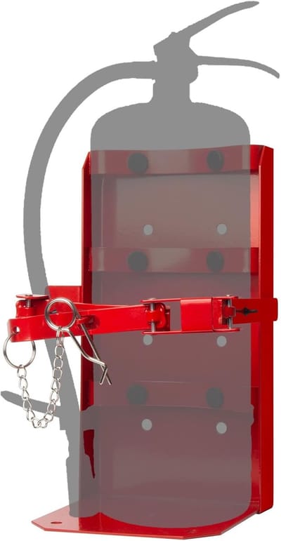 Brandblusser Bevestiging - Brandblusser Houder - Veilige Opslag - Snelle Ontgrendeling - Voor 20lb/10lb - Rood