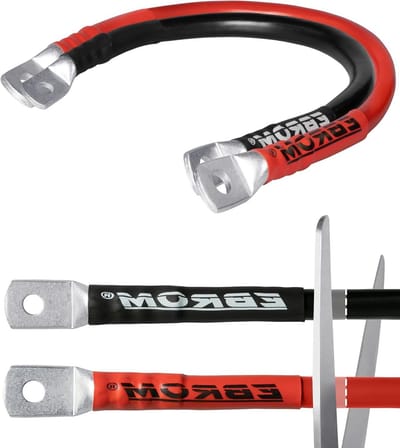 Batterijkabel Rood Zwart - Accukabel Stroomkabel - Stroomvoorziening Accu - 35 mm² 135 Ampère - 30 cm tot 5 m