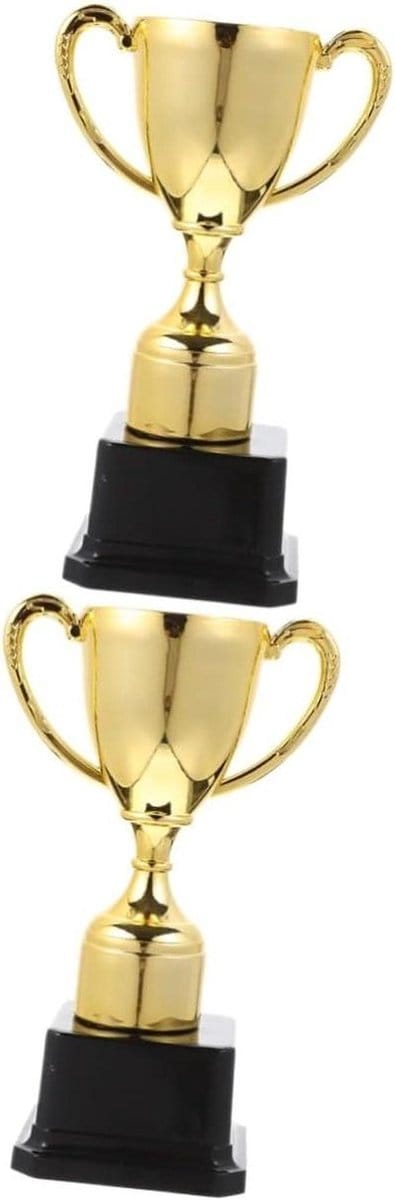 Trofee Bekers - Prijs Beker - Wedstrijd Prijzen - Zorgvuldige Afwerking - Mini Formaat - Goudkleurig