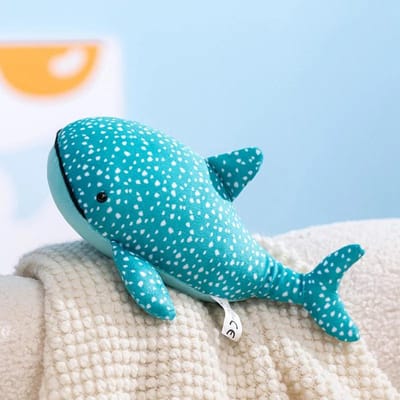 25cm Zachte Walvis Pluche Speelgoed Blauwe Walvishaai Knuffeldieren Schattige Oceaan Dieren Knuffels Kinderkamer Decoratie Kerstcadeau 25cm blue