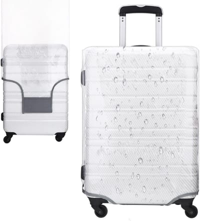 Dailygoods- Koffer 24 inch - Waterdichte Bagagehoes - Spinner - Uitschuifbare Handgreep - 58-62 cm x 41-44 cm x 24-26 cm - PVC - Bagage