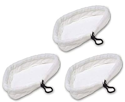 Set van 3 universele microvezel schoonmaakpads voor stoomreinigers