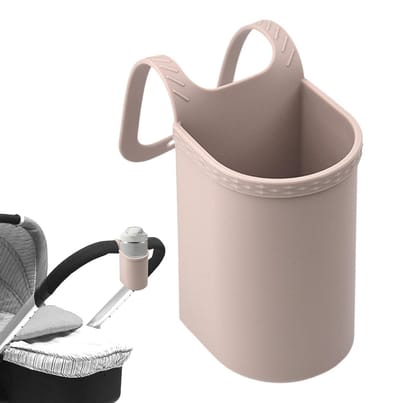 Bekerhouder Kinderwagen - Drankhouder Organizer - Onderweg Spullen Meenemen - Grote Capaciteit Siliconen - 30 x 9 x 9 cm