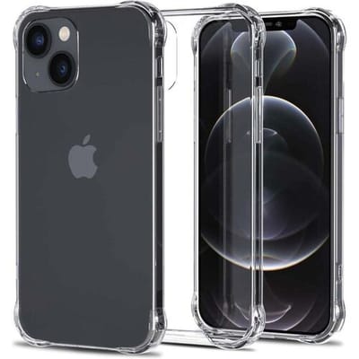Ceezs telefoonhoesje geschikt voor Apple iPhone 14 hoesje - shockproof / schokbestendige case - doorzichtig - transparant