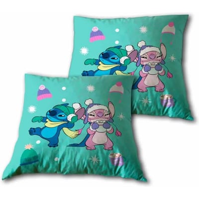 Kussen Disney Stitch & Ange (x2)