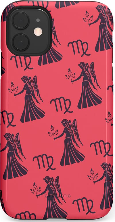 Casetastic Hoesje Geschikt voor Apple iPhone 11 - Stijlvolle Beschermende Duo-layer Case - Zodiak maagd