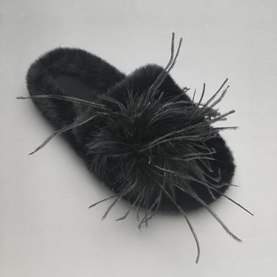 Struisvogelveren broche voor kleding vrouwen veren pin broche sieraden haaraccessoires hoofddeksels broche schoen veer mode luxe black