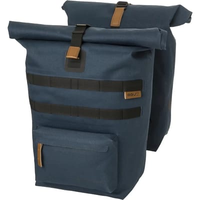 AGU Convoy Dubbele Fietstas - Urban Click'nGO MIK - Fietstassen Dubbel - Waterdicht - 34L - Blauw