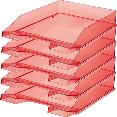 Kleur: rood/transparant