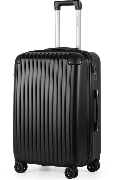 TAN.TOMI Handbagage Koffer 41L – ABS Harde Reiskoffer – Lichtgewicht Trolley met Cijferslot – Cabin Size – 4 Wielen - Donkergrijs