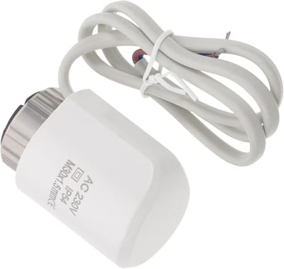 Thermostaatkraan Vervanging - Temperatuurregelaar - Centrale Verwarming - Energiezuinig Instellen - 6.30X4.20X3.80CM - Wit