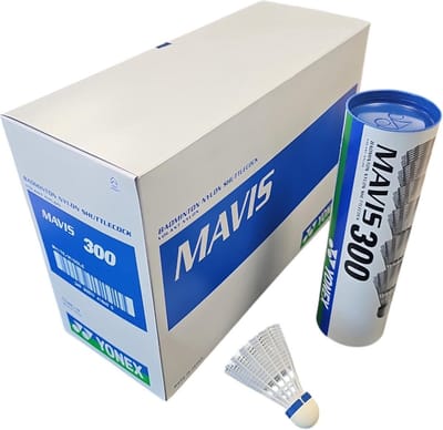 Yonex Mavis 300 Shuttles Wit Overdoos 10 Tubes