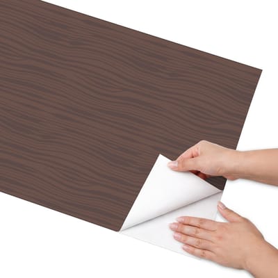 Coloray Meubel Wrap Folie - Bruin Meubelfolie - 50x100 cm - Meubelfolie Zelfklevend Korrelpatroon - Wrapfolie Keuken - Rustiek Meubelfolie - Decoratiefolie - Tafeldecoratie - Texturen