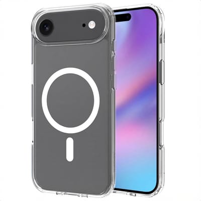 Accezz Hoesje - Geschikt voor Apple iPhone 17 Air - Xtreme Impact Backcover geschikt voor MagSafe - Transparant