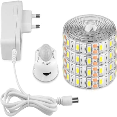 carmdering - Led Verlichting Strip met Bewegingssensor -LED Bewegingslamp - LED Strip Licht - Zelfklevend met Sensor voor Binnen - Bewegingssensor Lamp - PIR Sensor - Dimbaar - Flexibel - Eenvoudige Installatie - 1 Stuk