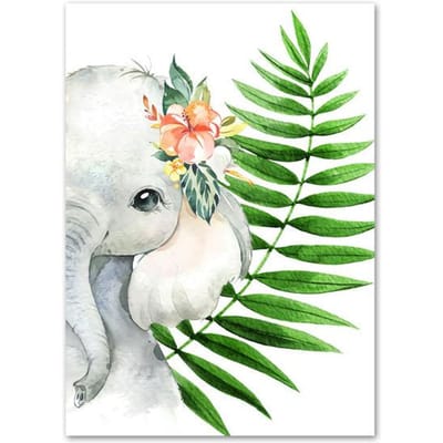 5D DIY Diamond schilderij dier kleine olifant borduren kruissteek 3D Home Decor 20X30CM